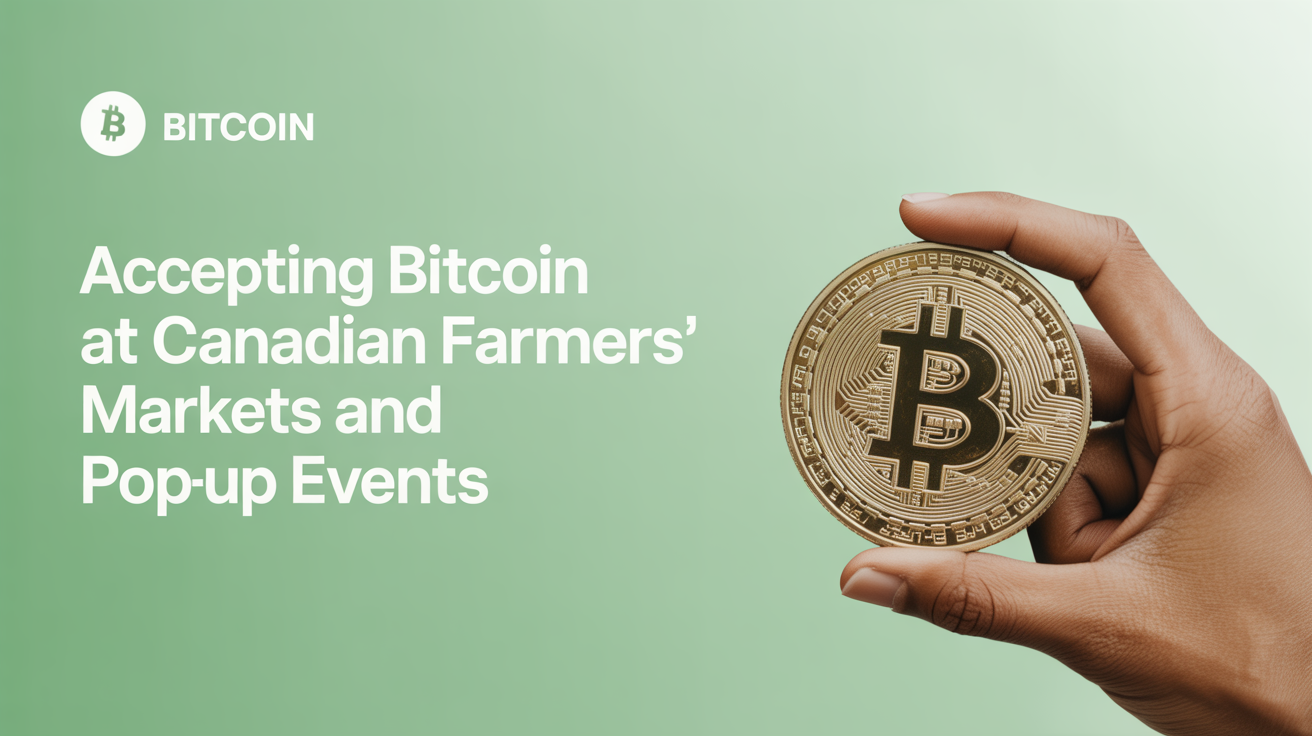 Accepting Bitcoin at Canadian Farmers' Markets and Pop-Up Events