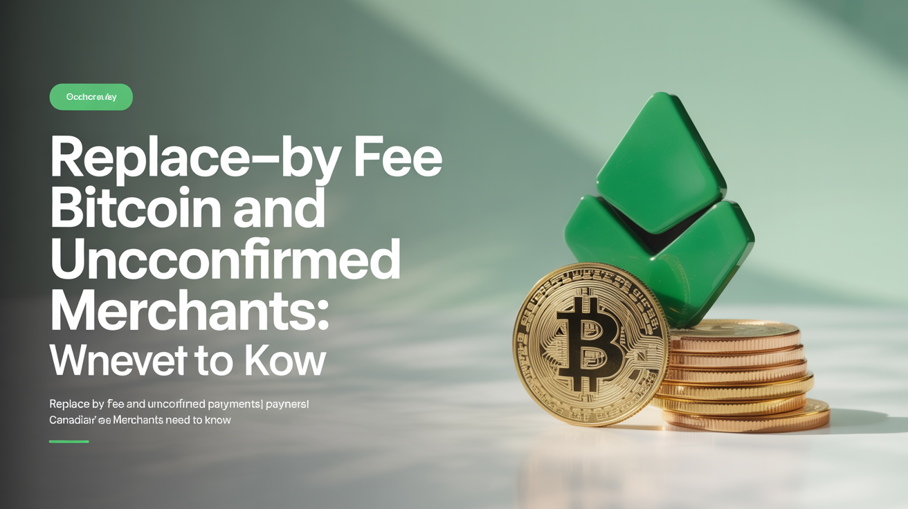 Replace-by-Fee and Unconfirmed Payments: What Canadian Merchants Need to Know